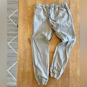 Freeworld Drawstring Khaki Joggers